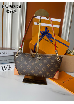 Луї Віттон Шолдер Бег (Монограм канвас, шкіра, коричнево-бежевий)