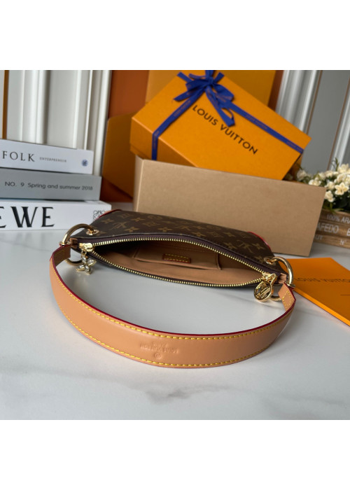 Луї Віттон Шолдер Бег (Монограм канвас, шкіра, коричнево-бежевий)